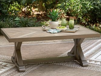 Laguna Heights Beige Outdoor Coffee Table