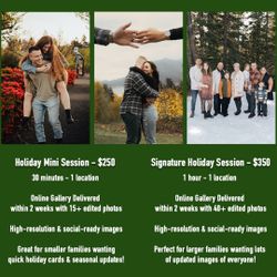 Holiday Photoshoots!