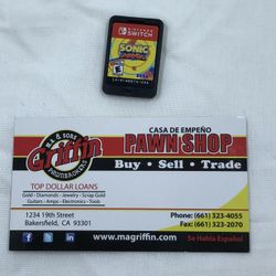 Nintendo Switch Sonic Mania (No Case) 