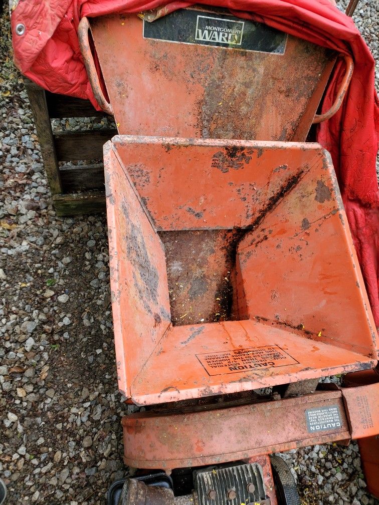 Wood Chipper-Montgomery Ward-Vintage