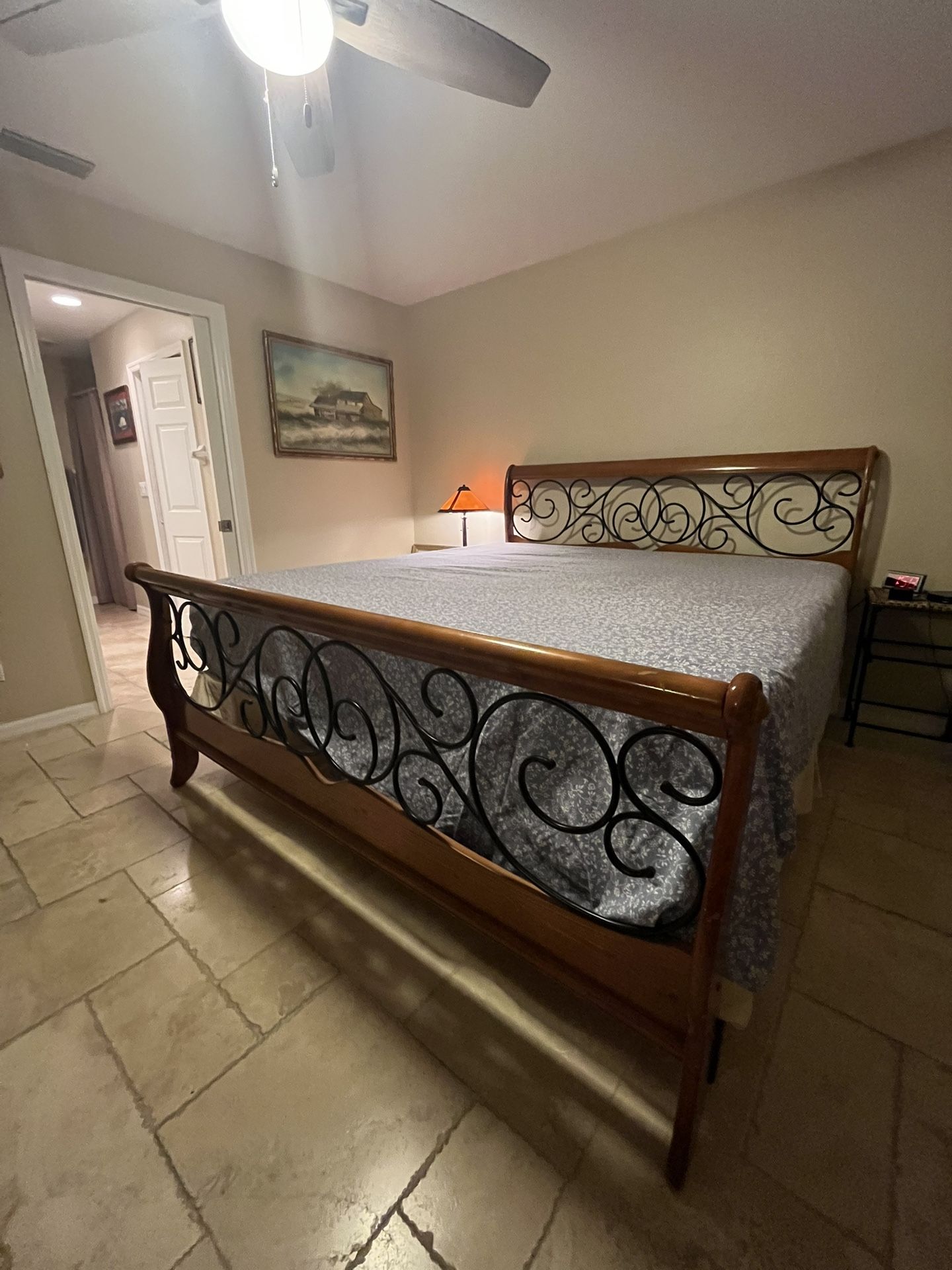 King Size Bed And Mattress Vintage
