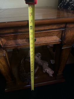 $30 bedroom side table - hardwood