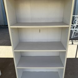 White Book Shelves