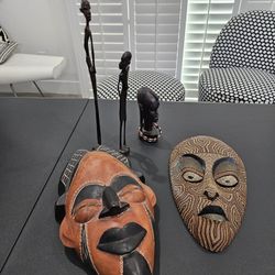 Nigerian / Mexican Masks & Ornaments