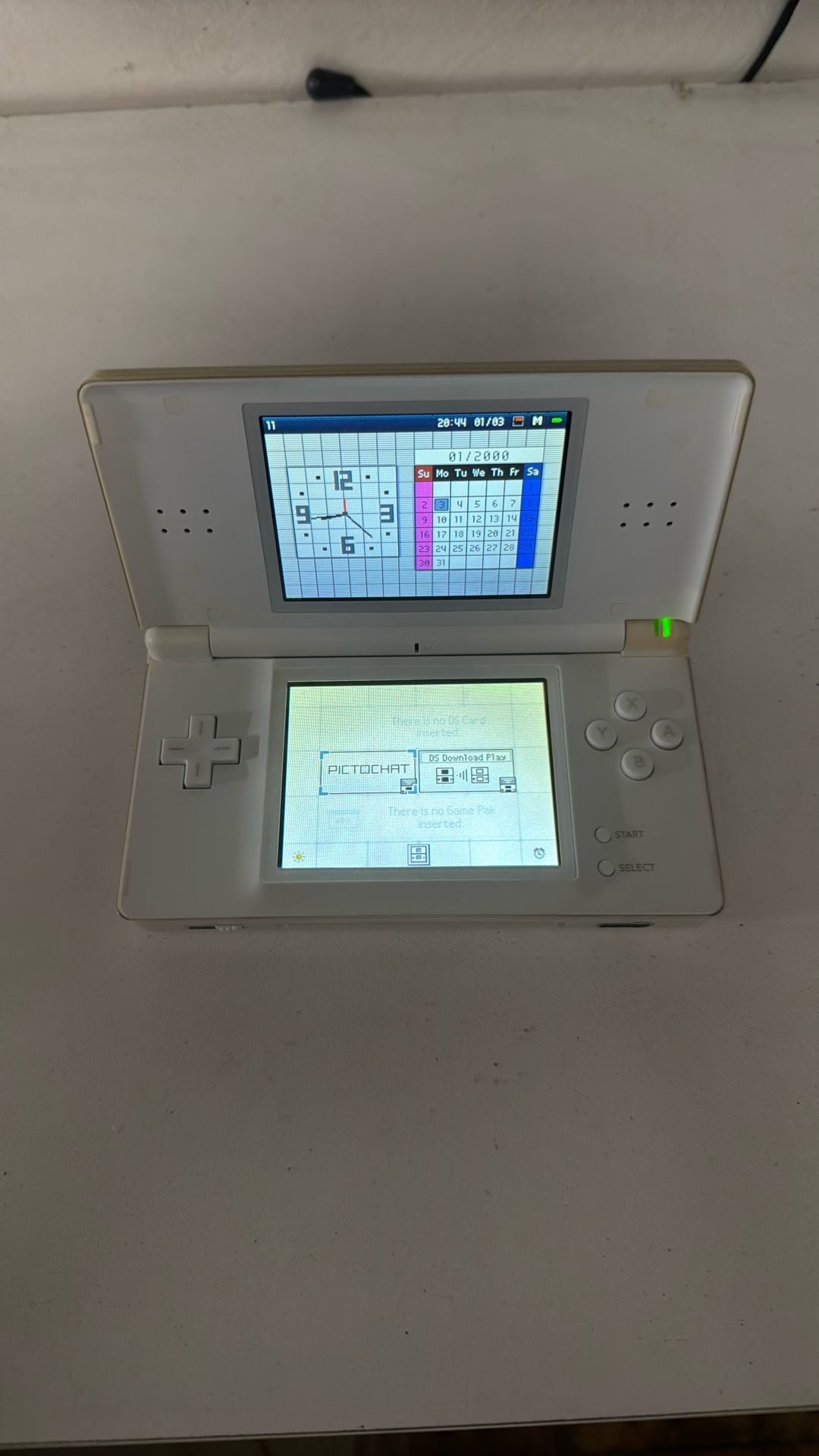 Nintendo DS Lite Console White Color + Charger 