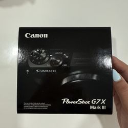 Canon G7 X Mark III