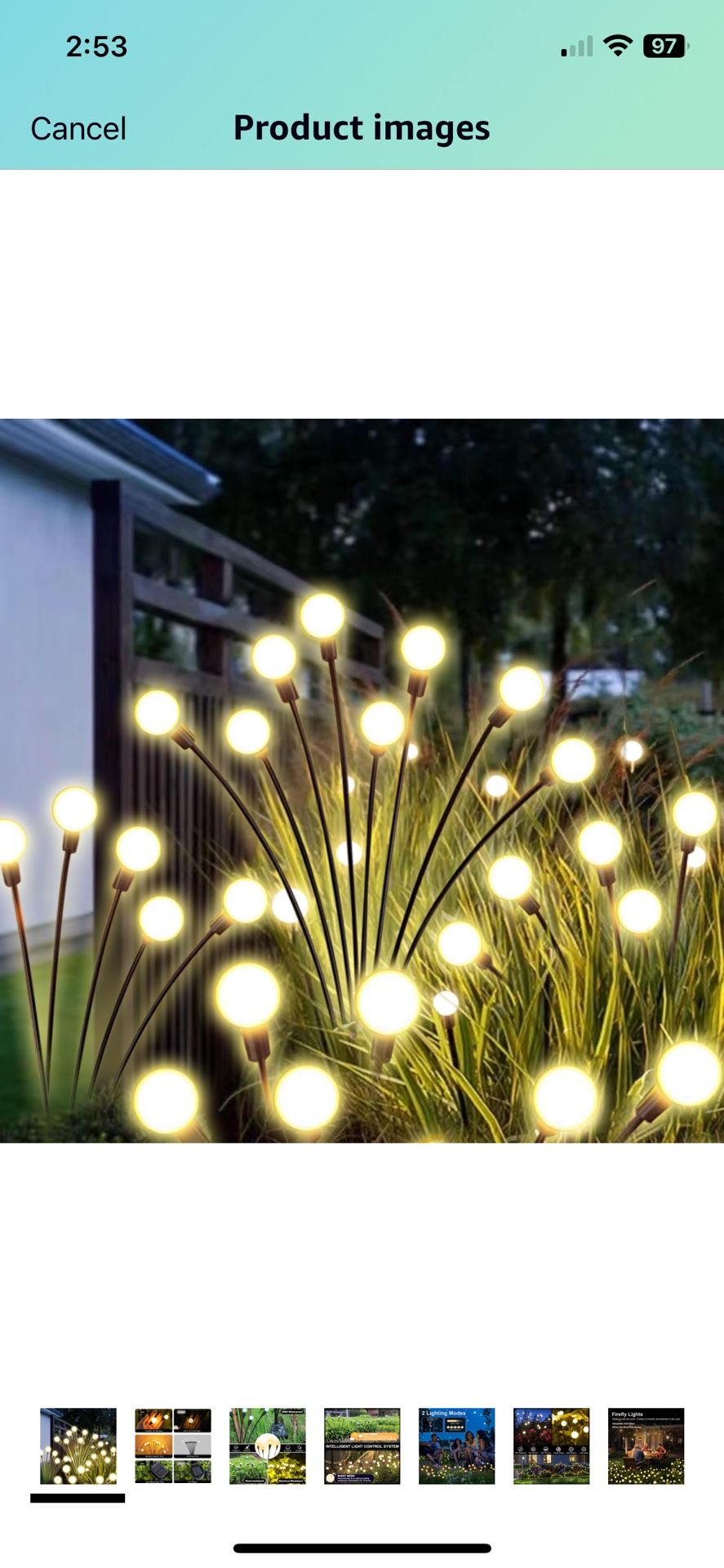 Firefly Outdoor Solar Lights 