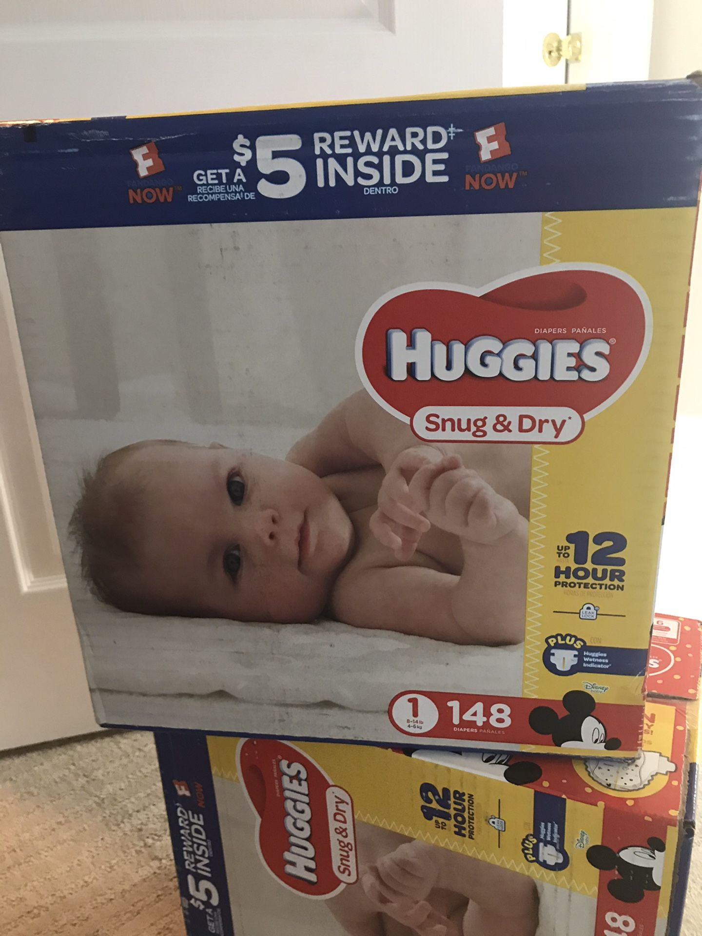 Huggies Snug & Dry Diapers Size 1