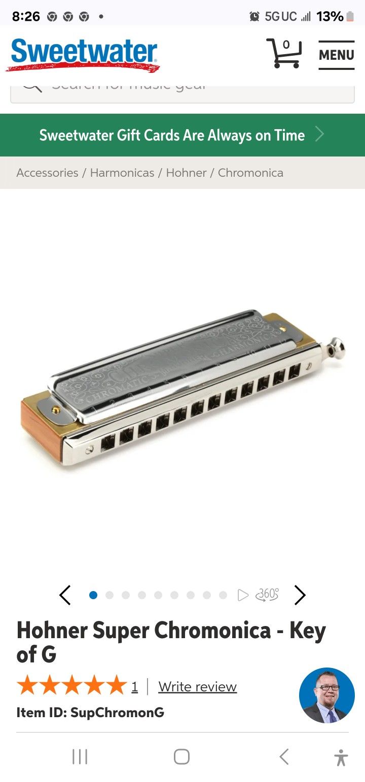 Super Chromonica Harmonica C