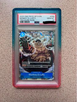One piece op13 luffy treasure rare psa 10