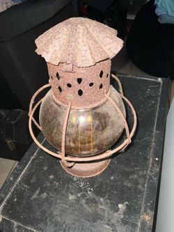 Antique oil lamp