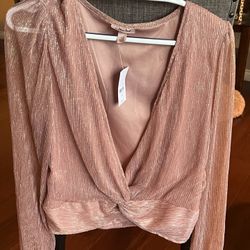 Buckle Pink Top