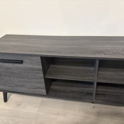 TV Stand Gray Black  71”x15”x23.5”