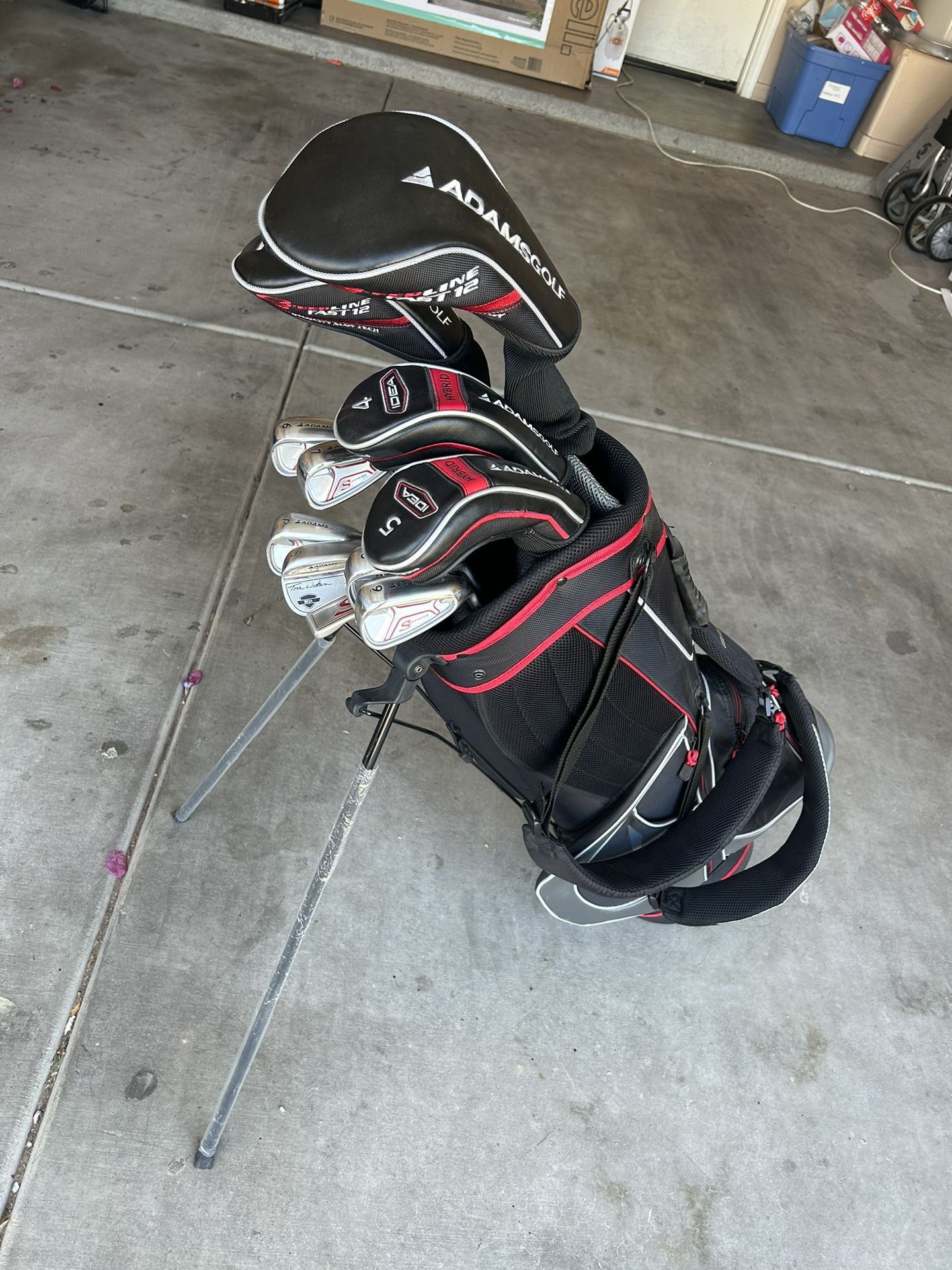 Adams Golf Clubs Set Men’s Right Handed With Bag