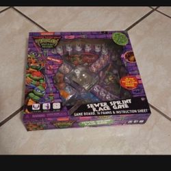 Teenage Mutant Ninja Turtles Nickelodeon Mutant Mayhem Sewer Sprint Race Game. Trouble board game. NEW!