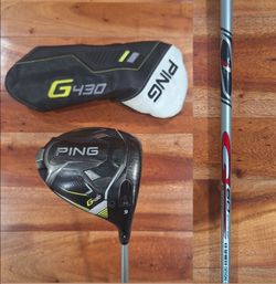 Ping G430 9° Driver with Tour AD 60g Regular flex shaft & Headcover/44.75 inch long