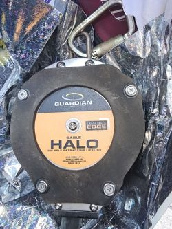 Halo harness safety cable