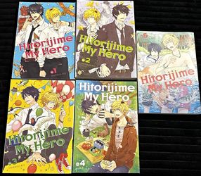 5 book lot Hitorijime My Hero Manga Lot Vol 1-5 by Memeco Arii Kodansha English