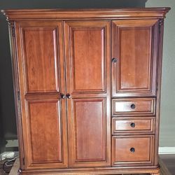 Home Office Wood Credenza Desk