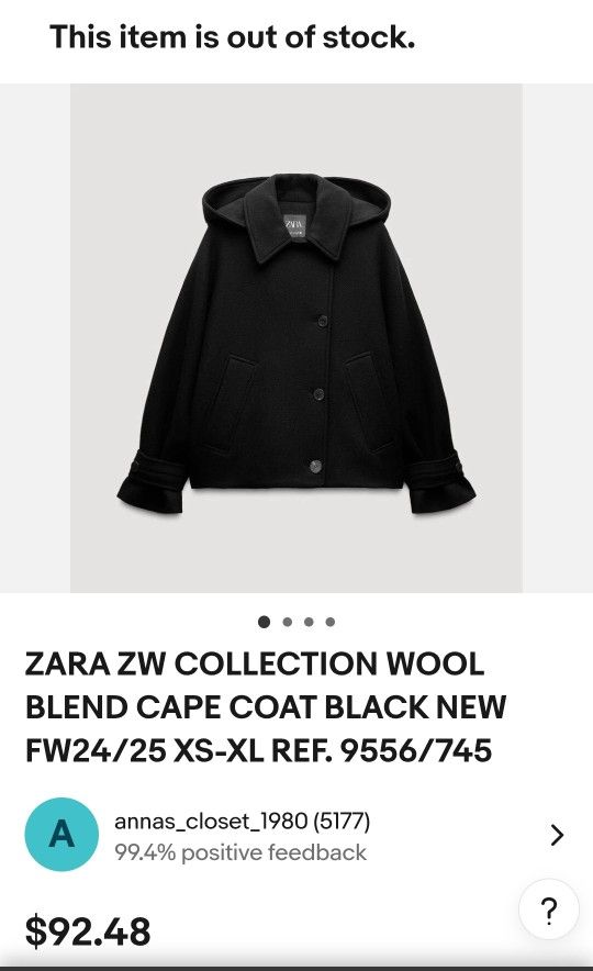 Zara coat