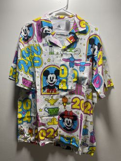 Disneyland 2024 Button Up 