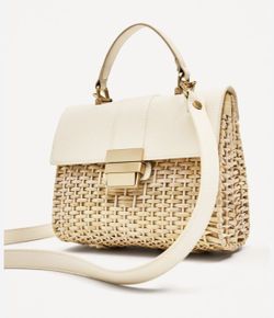 Zara Braided Crossbody Bag