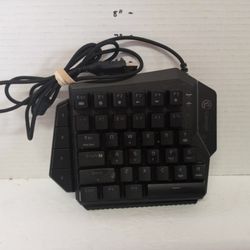 GameSir GK100 One Handed Mechanical Gaming Keyboard LED Backlit USB Wired Game Keypad Mini 34 Programmable Keys