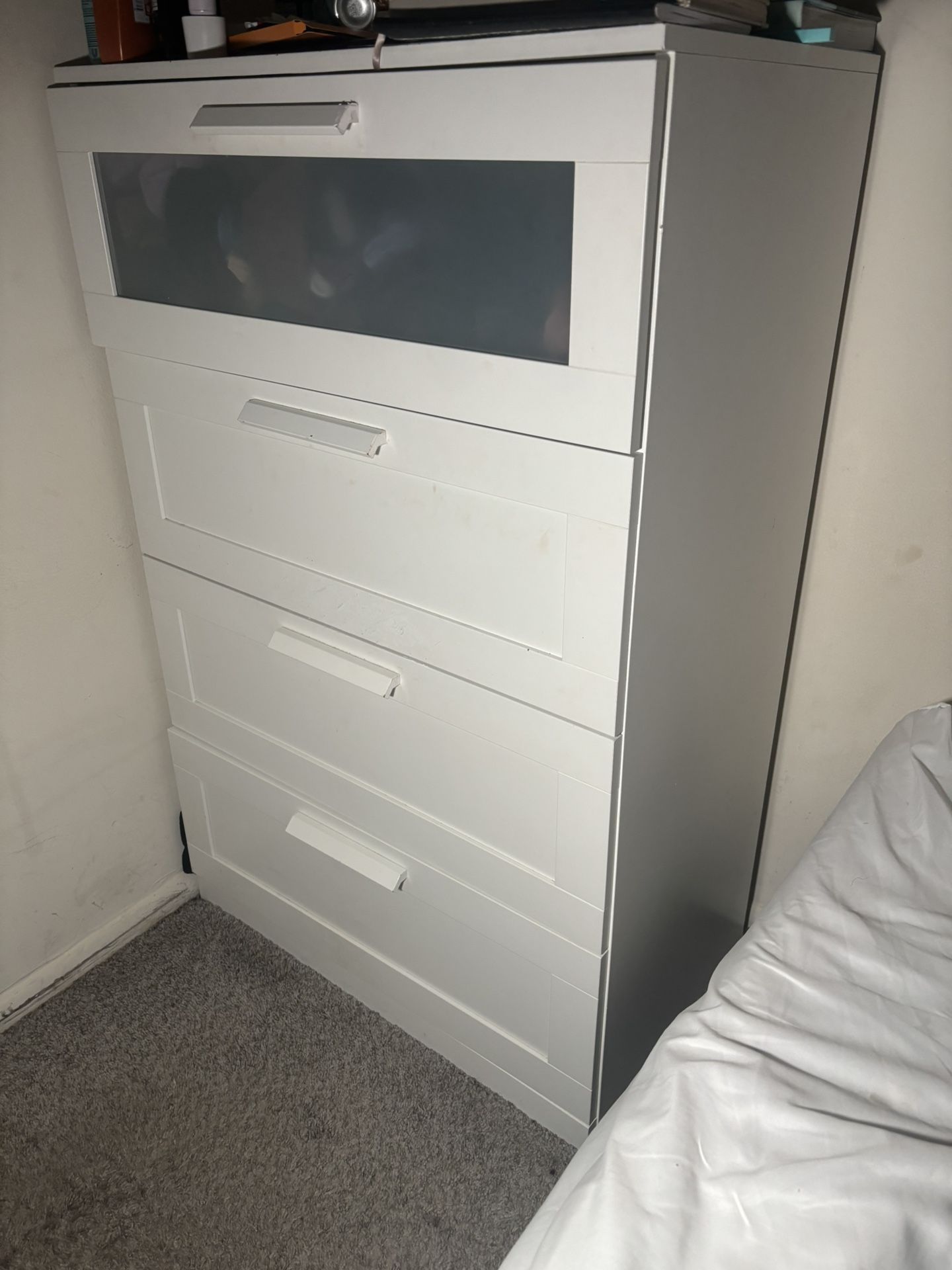 Large 4-Drawer IKEA Dresser – Sturdy, Heavy, Great Storage – $150