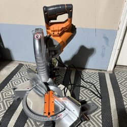 RIDGID 10” Dual LED Compound Miter Saw. New 