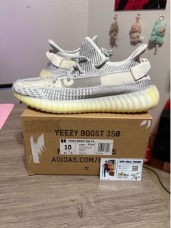 Size 10 - adidas Yeezy Boost 350 V2 Static Non-Reflective EF2905 White