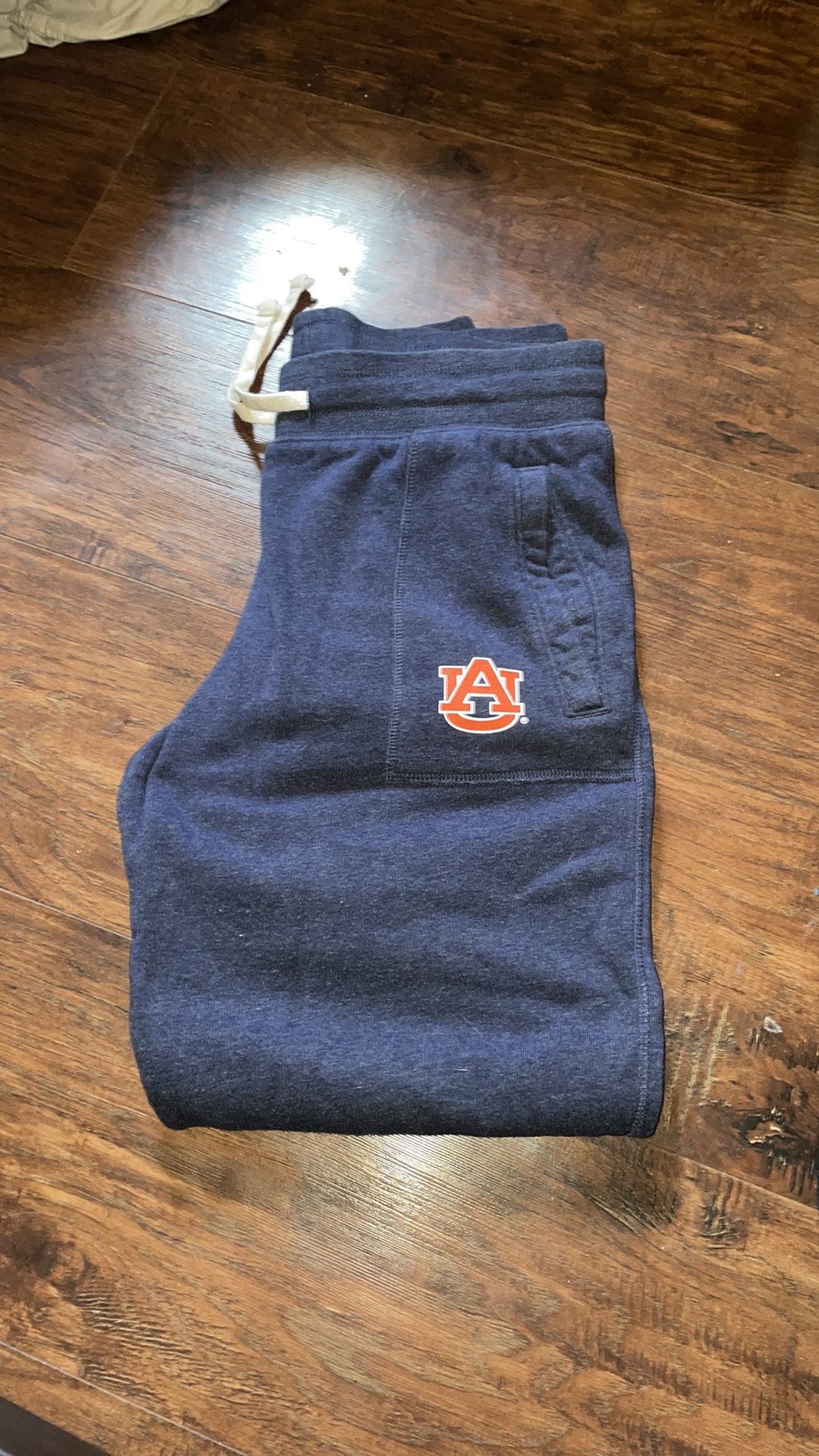 CONCEPTS SPORT AUBURN TIGERS MENS NAVY BLUE MAINSTREAM CUFFED TERRY SWEATPANTS