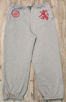 Vintage Y2K Enyce Baggy Sweatpants Wide Leg Embroidered Mens 3XL heavyweight