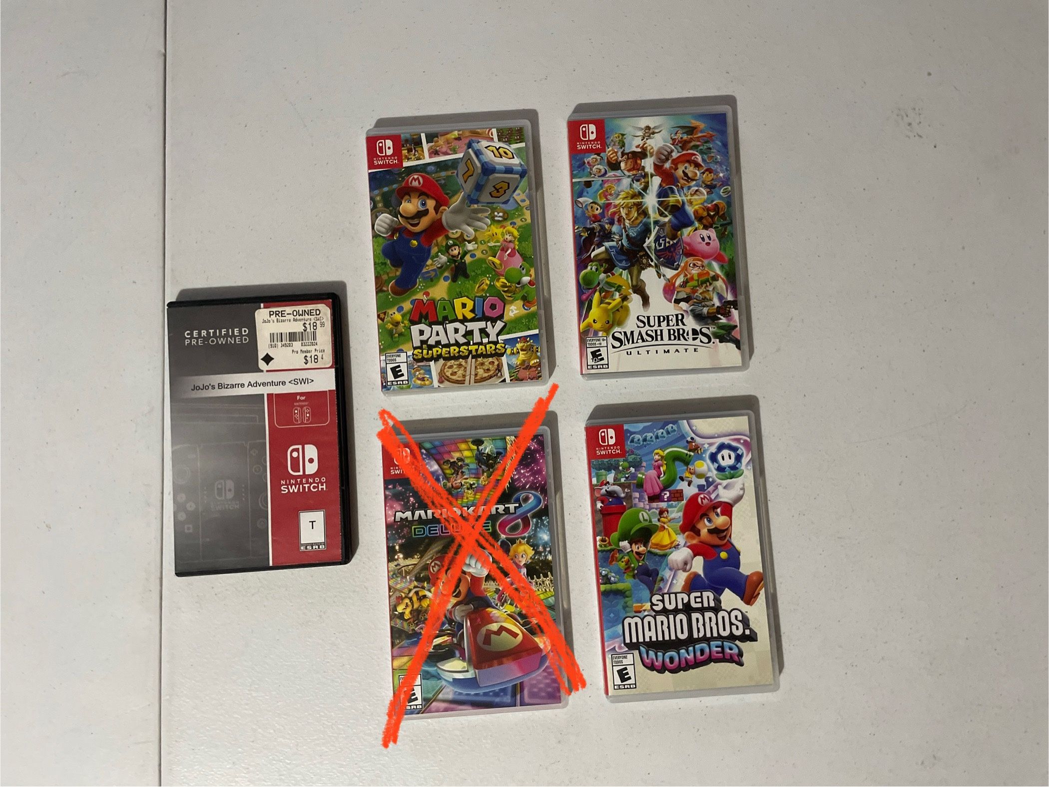 4 Nintendo Switch Games