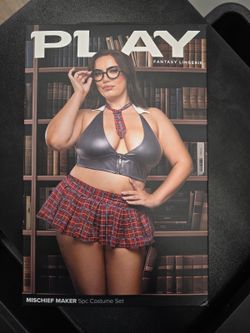 Fantasy PLAY Mischief Maker 5pc Schoolgirl Costume 1X/2X