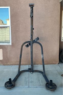 Boxing bag stand