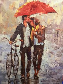Man And Woman Wall Canvas