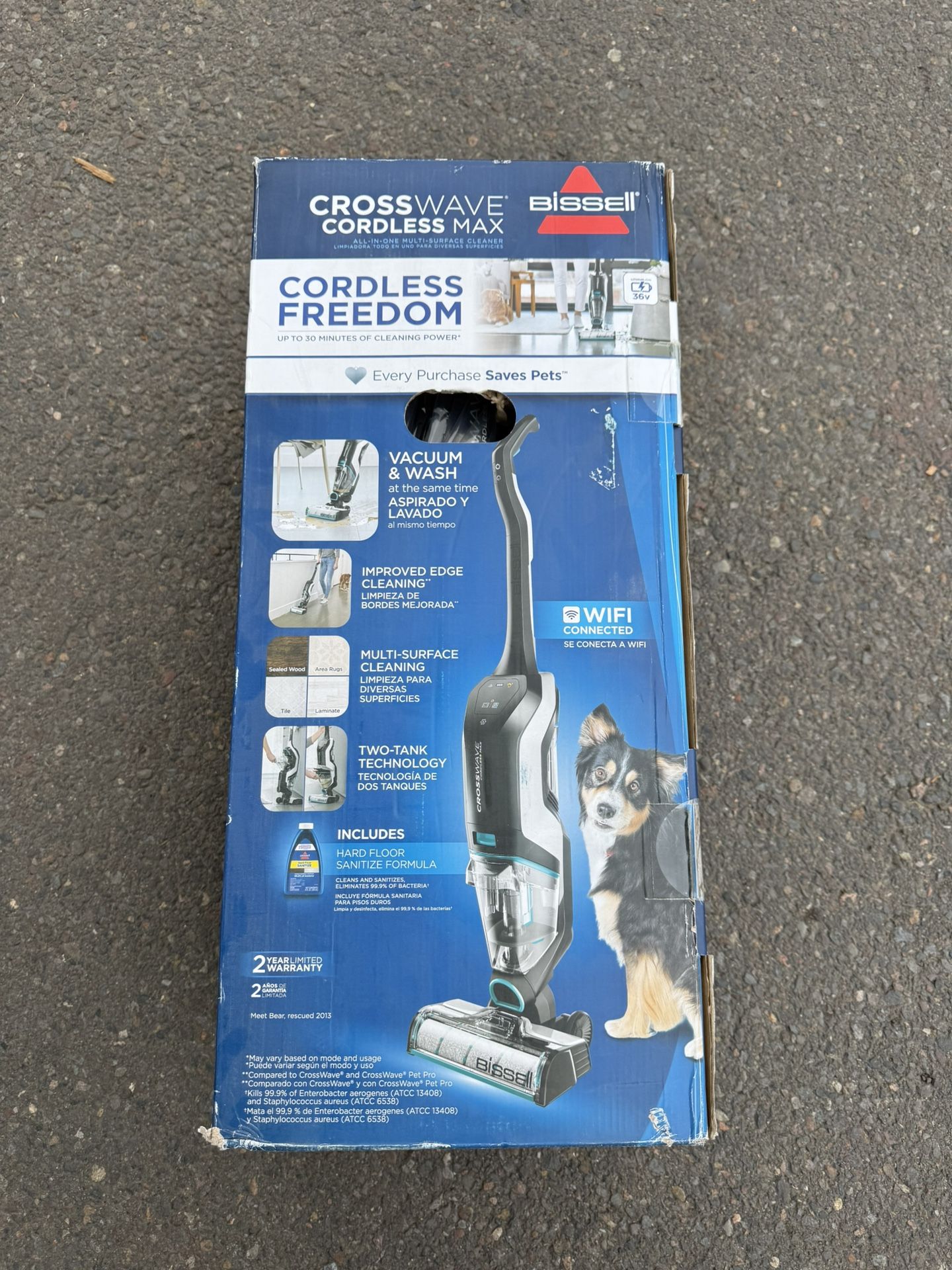 BISSELL CrossWave Max Cordless Wet/Dry Bagless Pet Upright Vacuum