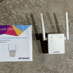 NETGEAR AC1200 Dual Band WiFi Range Extender EX6120