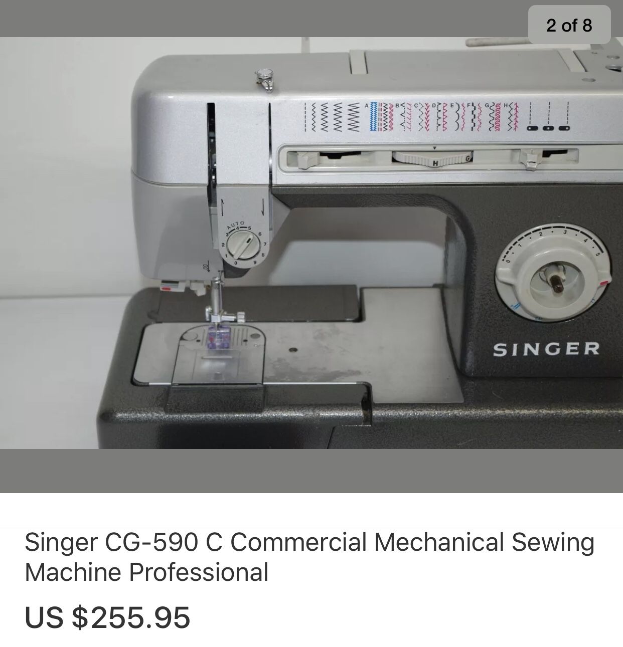 Singer CG590 C Commercial Mechanical Sewing Machine Professional for