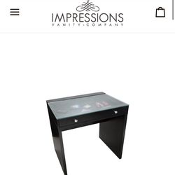 Impressions Vanity Black Mini Slaystation Desk
