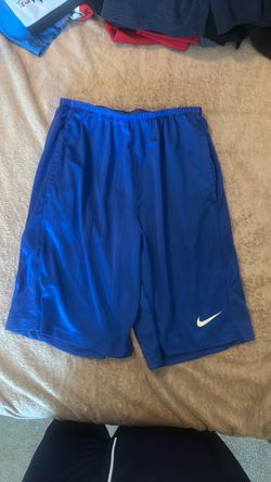 Nike Basketball Athletic Shorts Royal Blue sz M