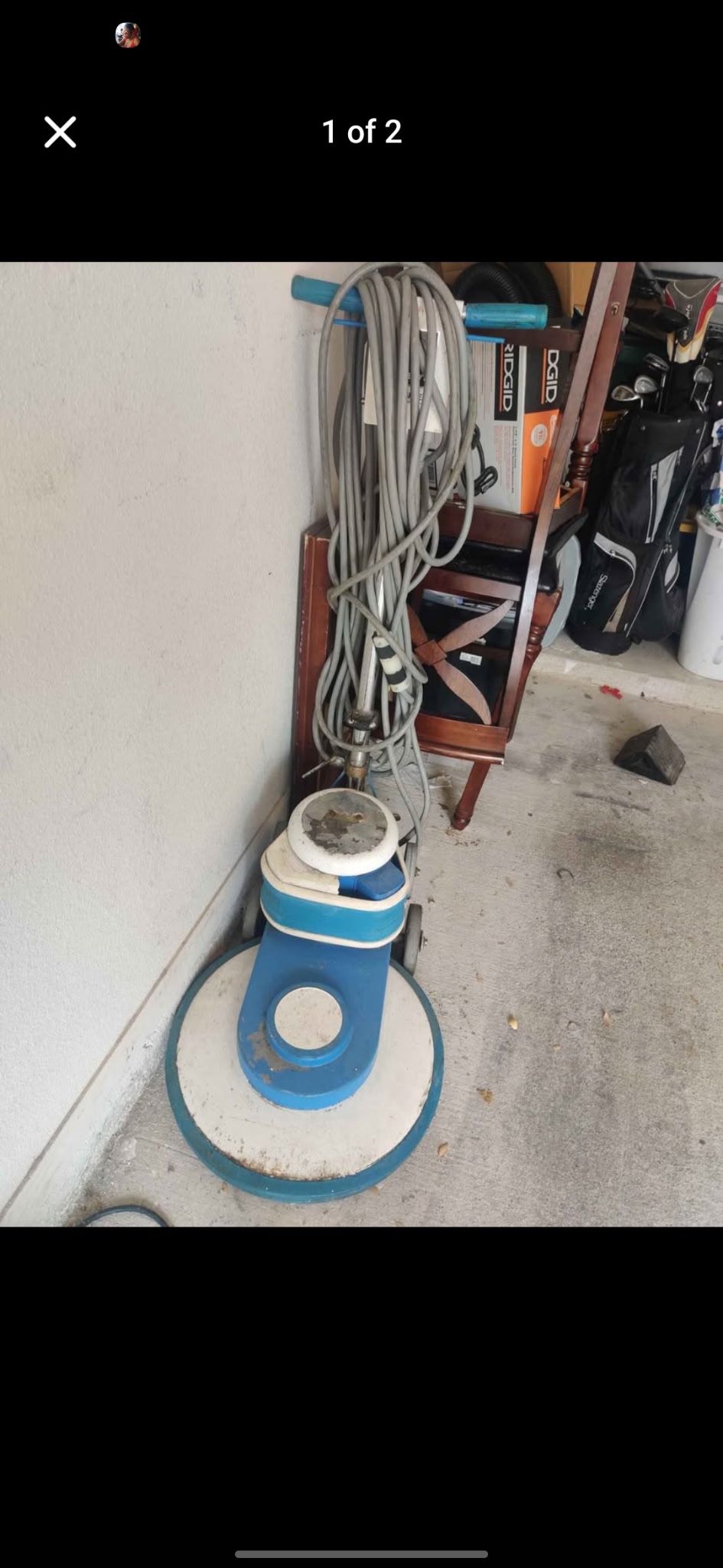 Floor Buffer And Scrubber