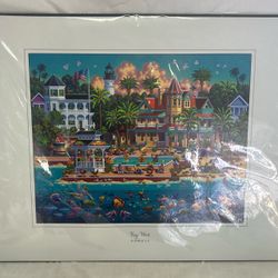 ERIC DOWDLE KEY WEST Painting print. 1/450 Signed By Artist 11x14