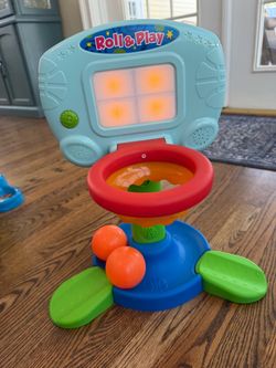 Roll & Play Kids Basketball Hoop Toy