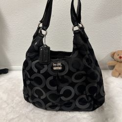 Medium Coach Signature Print Bag