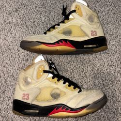 Jordan 5 Off White Sail 8.5