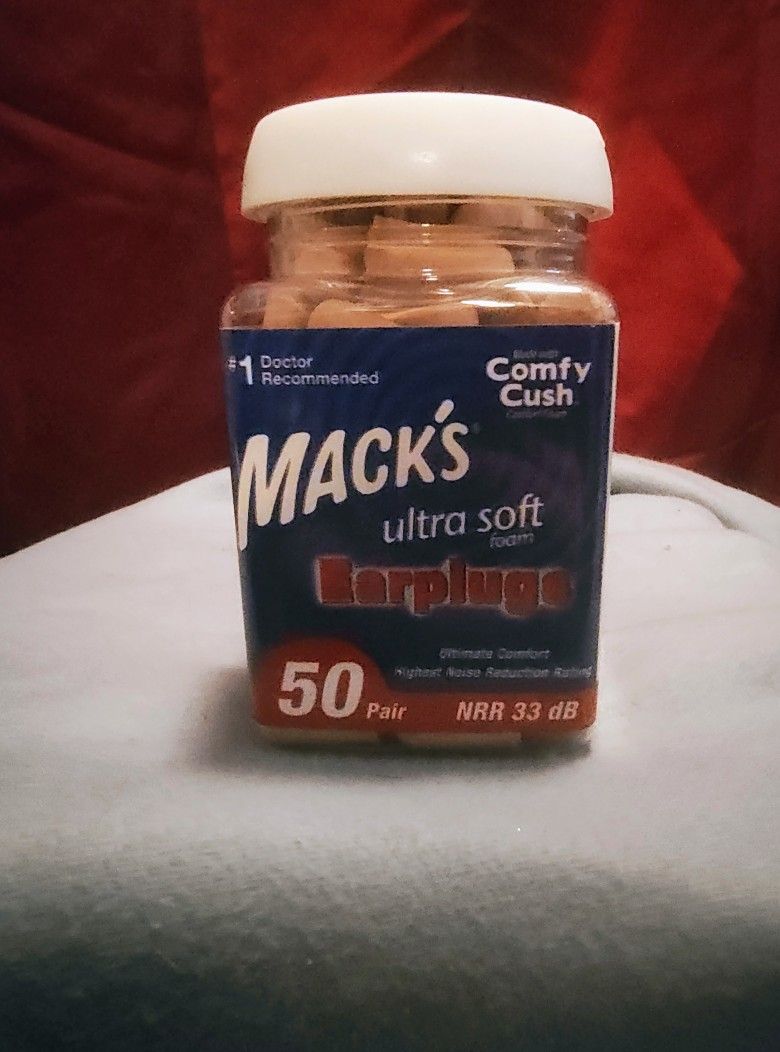 New Mack's Ultra Soft Earplugs - Sealed, 50 Count Jar