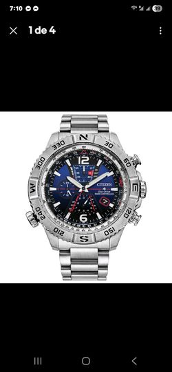 Citizen Eco-Drive Men's Atomic Chronograph Calendar Watch 48MM AT8220-55L