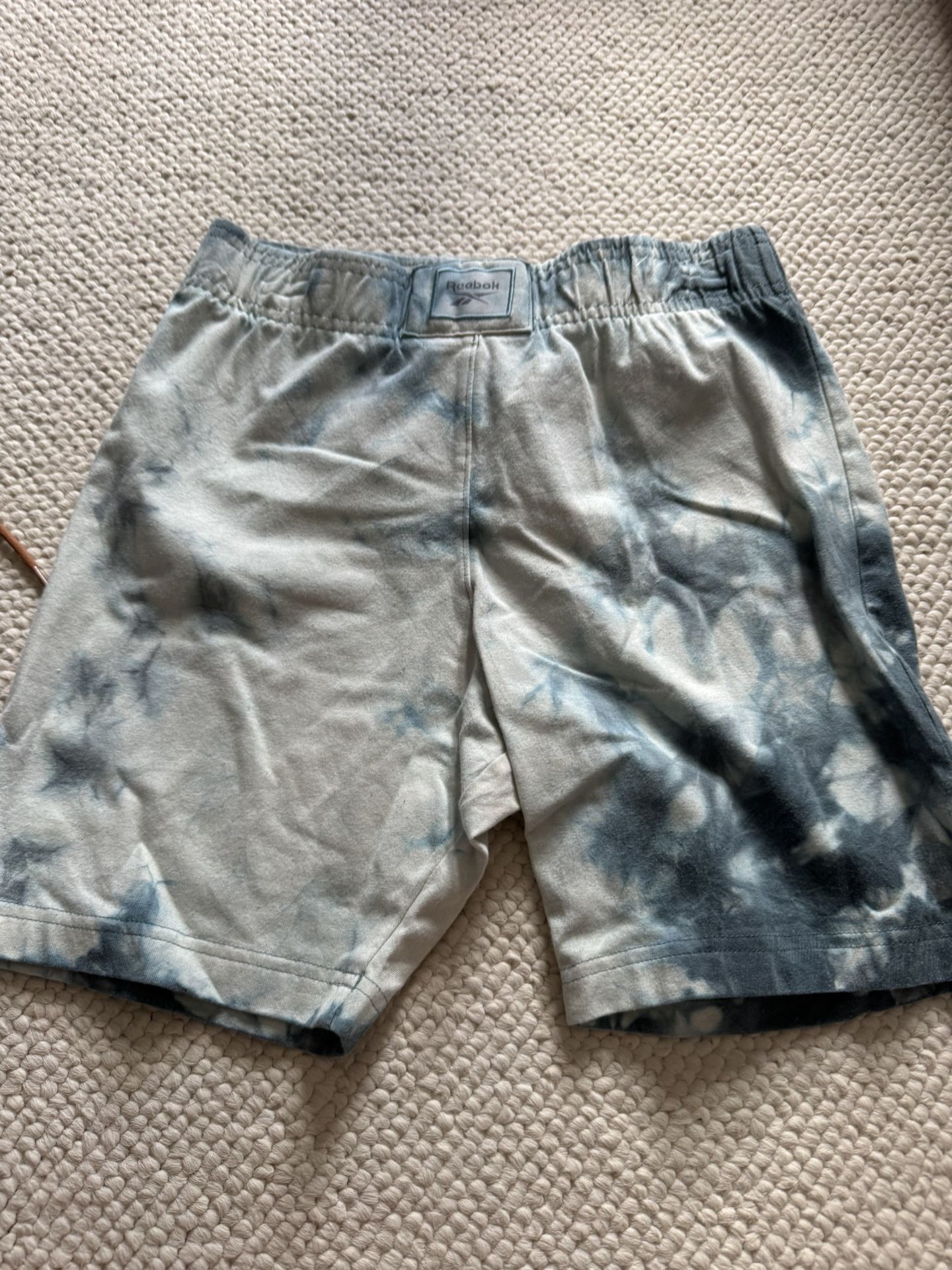 New Womens Reebok Small Tie Dye Shorts 