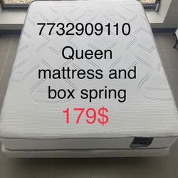 Queen Size Set $179 Only Mattress And Box Spring Best Quality Best Price 